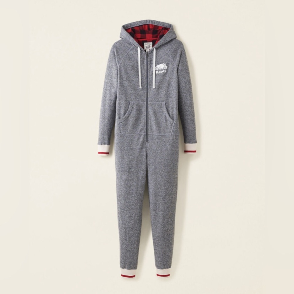 Womens Roots Cabin Onesie Size Medium